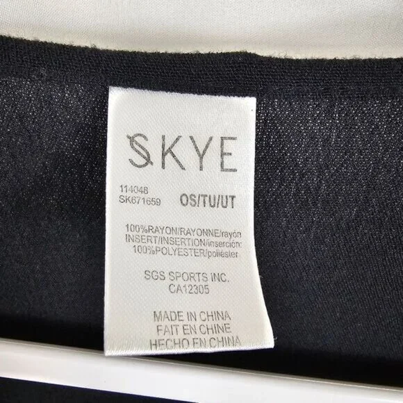 Skye Joy Kimono Cover Up In Black - OS - Picture 3 of 9